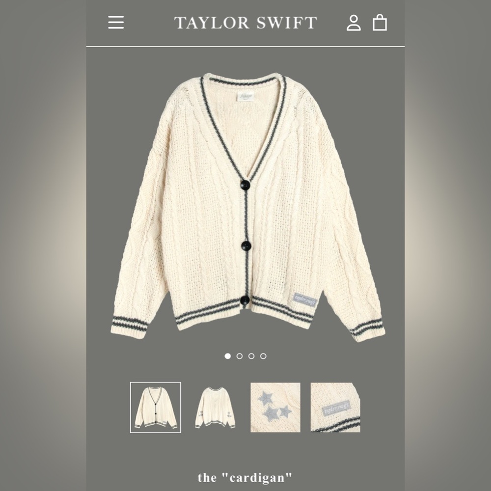Taylor Swift Folklore Cardigan
